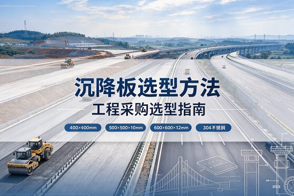 庆安沉降板选择方法
