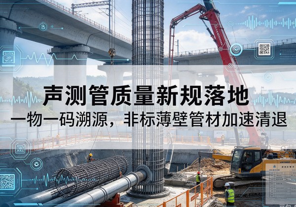 庆安声测管质量新规落地，一物一码溯源，非标薄壁管材加速清退