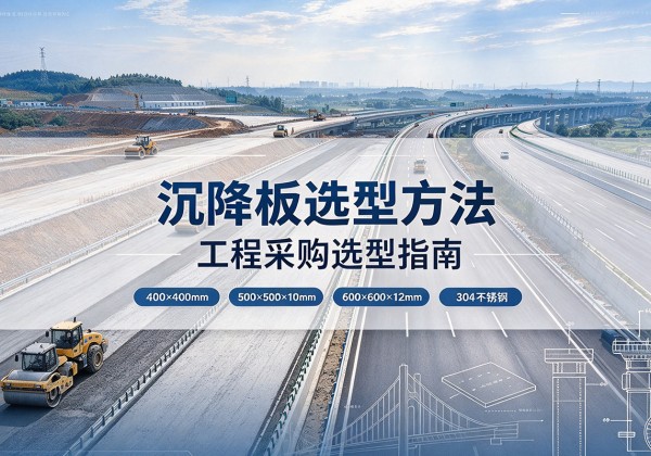 庆安沉降板选择方法